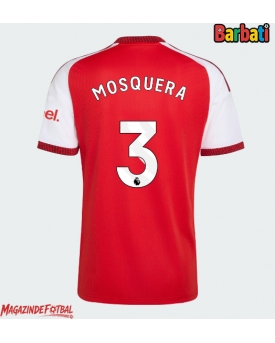 Arsenal Cristhian Mosquera #3 Tricou Fotbal Replică 2026-27 Barbati Acasa